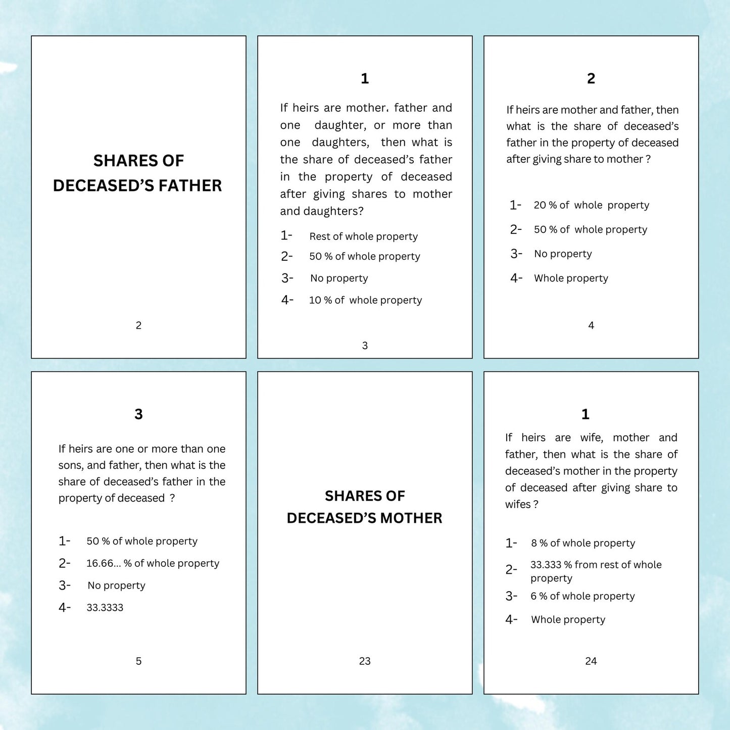 Inheritance Quiz